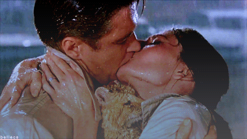 love bisous film movie couple video rain pluie gif 